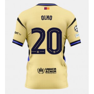 Fotbalové Dres Barcelona Dani Olmo #20 Venkovní Oblečení 2025-26 Krátký Rukáv